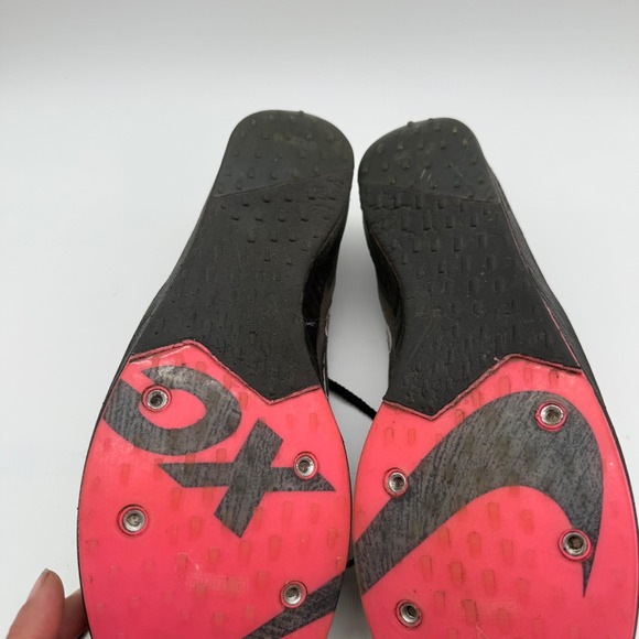Nike ZoomX‎ Dragonfly XC Cross 11.5 Running Shoes spikes pyramids dirt marks main image 2